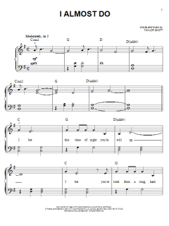 I Almost Do von Taylor Swift (Download) 