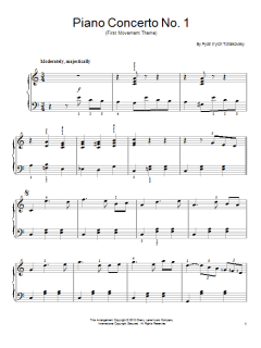 Piano Concerto No. 1 In B-Flat Minor, Op. 23, First Movement Excerpt von Peter Iljitsch Tschaikowsky (Download) 