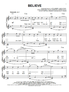 Believe von Justin Bieber (Download) 