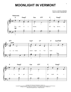 Moonlight In Vermont von Karl Suessdorf (Download) 