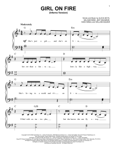 Girl On Fire von Alicia Keys (Download) 