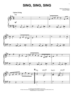 Sing, Sing, Sing von Louis Prima (Download) 
