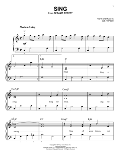 Sing von Joe Raposo (Download) 