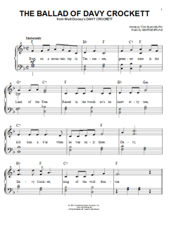 The Ballad Of Davy Crockett von Fess Parker (Download) 