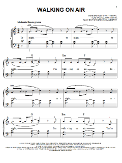 Walking On Air von Katy Perry (Download) 