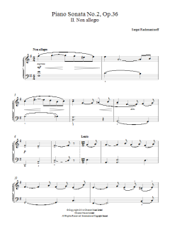 Piano Sonata No. 2, Op. 36 - 2nd Movement (Download) 