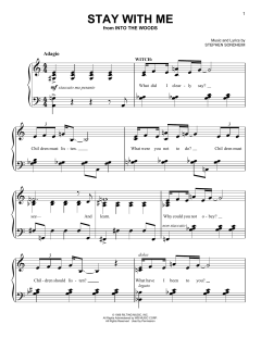 Stay With Me von Stephen Sondheim (Download) 
