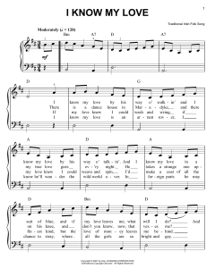 I Know My Love von Traditional Irish Folk Song (Download) 