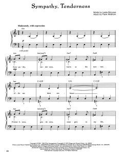 Sympathy, Tenderness von Frank Wildhorn (Download) 
