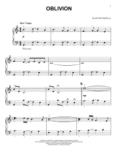 Oblivion von Astor Piazzolla (Download) 