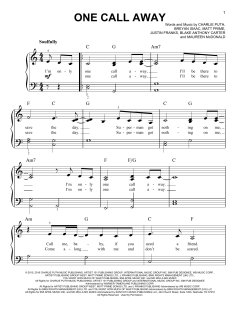 One Call Away von Charlie Puth (Download) 