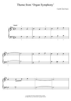 'Organ' Symphony (Theme) von Camille Saint-Saëns (Download) 