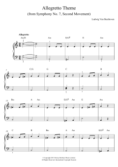 Allegretto Theme von Ludwig van Beethoven (Download) 