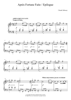Apres Fortune Faite/ Epilogue von Claude Debussy (Download) 