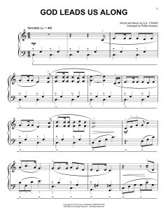 God Leads Us Along [Classical version] von G.A. Young (Download) 