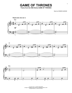 Game Of Thrones - Main Title von Ramin Djawadi (Download) 