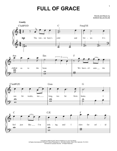 Full Of Grace von Sarah McLachlan (Download) 