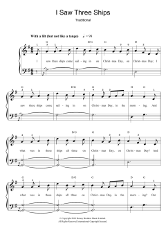 I Saw Three Ships von Traditional (Download) 