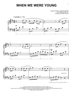 When We Were Young [Classical version] von Adele (Download) 