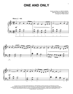One And Only [Classical version] von Adele (Download) 