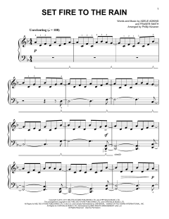 Set Fire To The Rain [Classical version] von Adele (Download) 