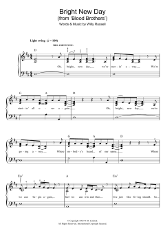 Bright New Day von Willy Russell (Download) 