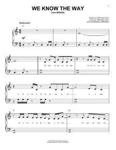 We Know The Way von Lin-Manuel Miranda (Download) 