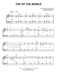 Top Of The World von The Carpenters (Download) 