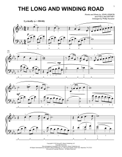 The Long And Winding Road [Classical version] von The Beatles (Download) 