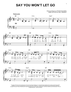 Say You Won't Let Go von James Arthur (Download) 