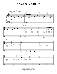 Song Sung Blue von Neil Diamond (Download) 