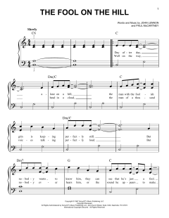 The Fool On The Hill von The Beatles (Download) 