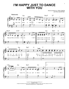 I'm Happy Just To Dance With You von The Beatles (Download) 