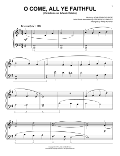 O Come, All Ye Faithful [Classical version] von John Francis Wade (Download) 