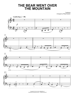 The Bear Went Over The Mountain [Classical version] von Traditional (Download) 