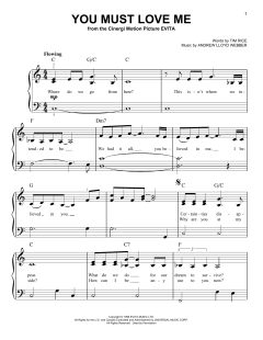 You Must Love Me von Madonna (Download) 
