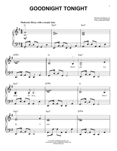 Goodnight Tonight von Paul McCartney (Download) 