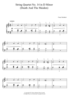 String Quartet No. 14 in D Minor von Franz Schubert (Download) 