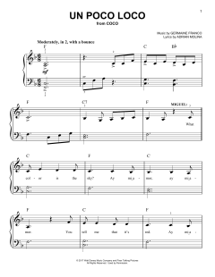 Un Poco Loco von Adrian Molina (Download) 