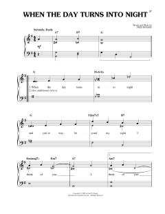 When The Day Turns To Night von Fred Rogers (Download) 