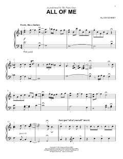 All Of Me von Jon Schmidt (Download) 