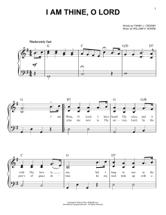 I Am Thine, O Lord von Fanny J. Crosby (Download) 