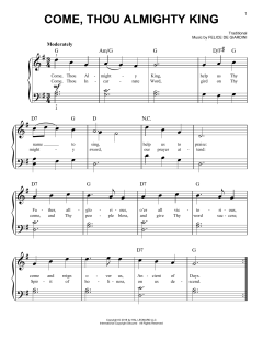 Come, Thou Almighty King von Traditional (Download) 