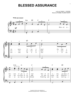 Blessed Assurance von Fanny J. Crosby (Download) 