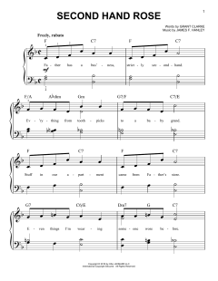Second Hand Rose von Fannie Brice (Download) 
