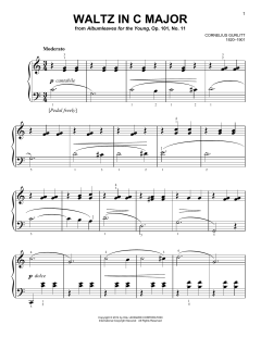 Waltz, Op. 101, No. 11 von Cornelius Gurlitt (Download) 