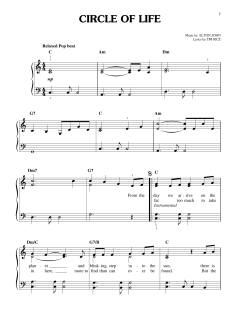 Circle Of Life von Elton John (Download) 
