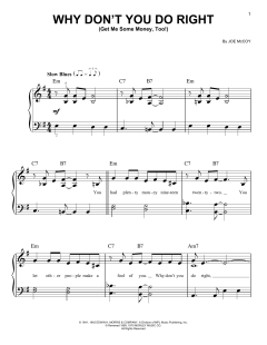 Why Don't You Do Right von Peggy Lee (Download) 