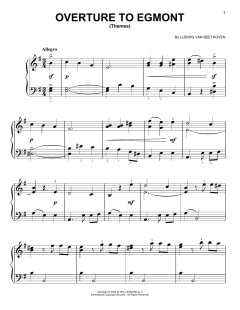 Overture To Egmont (Themes) (Download) 