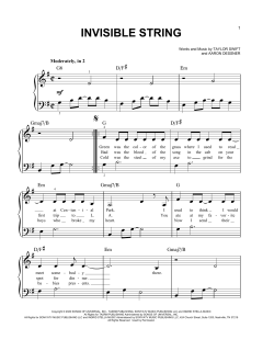 invisible string von Taylor Swift (Download) 